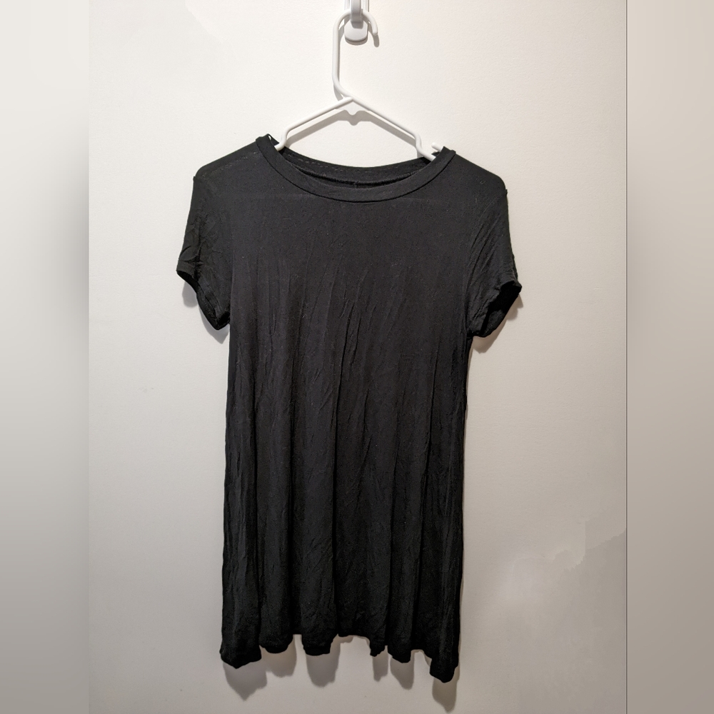 Slinky slightly sheer babydoll dress
